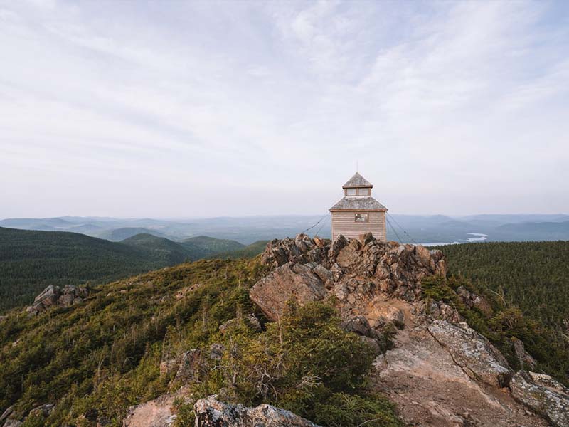Cellular coverage at Provincial Park in New-Brunswick Mont Carleton